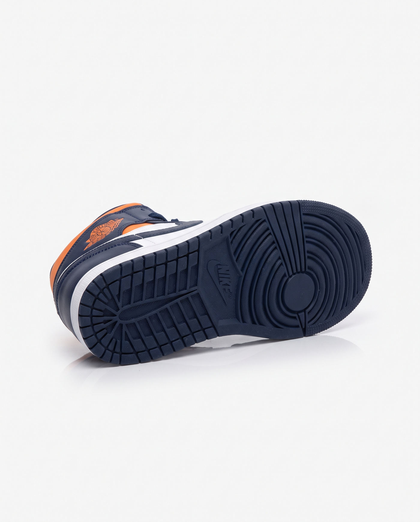 AJ 1 Mid - Navy Orange
